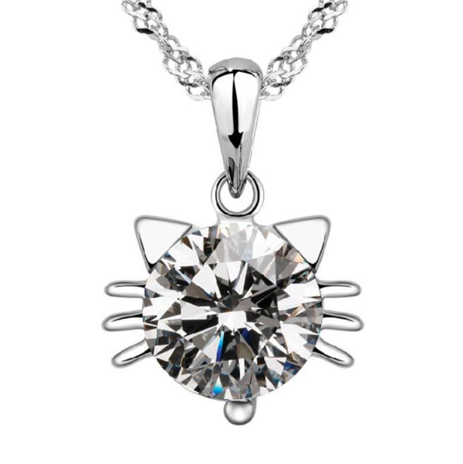 Collar de Gato con Diamante Cúbico — imagen 1