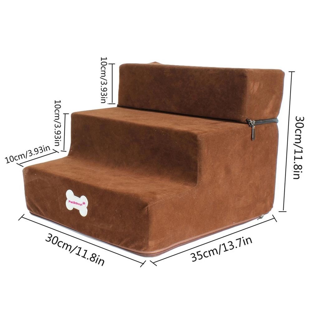 Escaleras para Mascotas - Peldaños de Baño para Perros Pequeños con Espuma de Alta Densidad — imagen 6