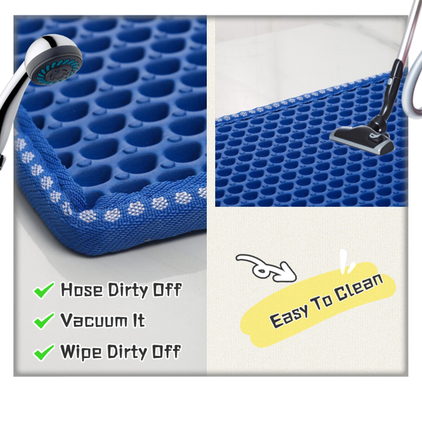 Double-layer Rice Cat Litter Mat — image 2
