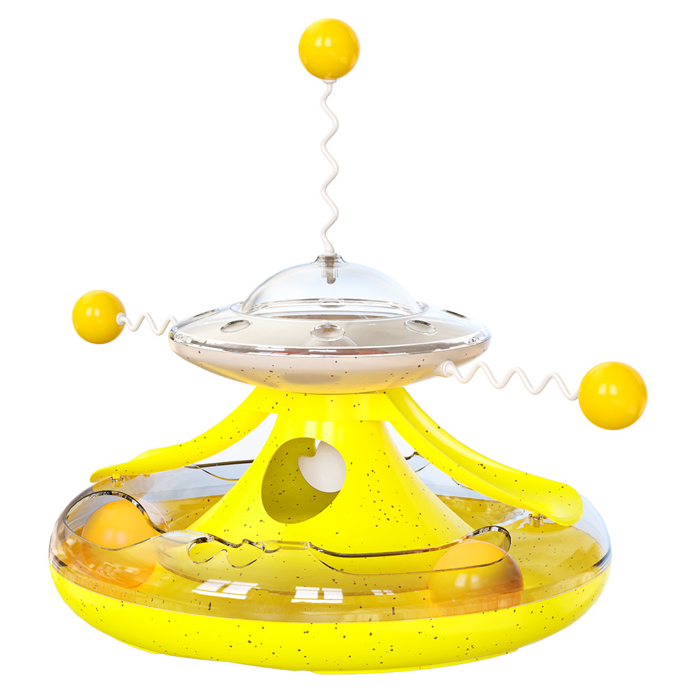New Kitten Tumbler Track Cat Turntable Leaking Toy Cat Baseball Pet Supplies — image 5