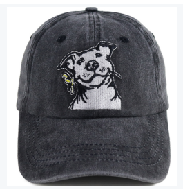2pcs Dog Lover Gifts For Women Men, French Hat, Denim Adjustable Embroidered Dog Dad Baseball Cap — imagen 5
