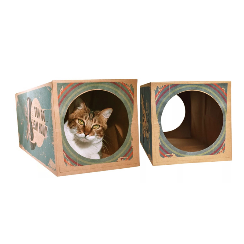 Kraft Paper Cat Nest Tent Cat Toy Tunnel — image 8