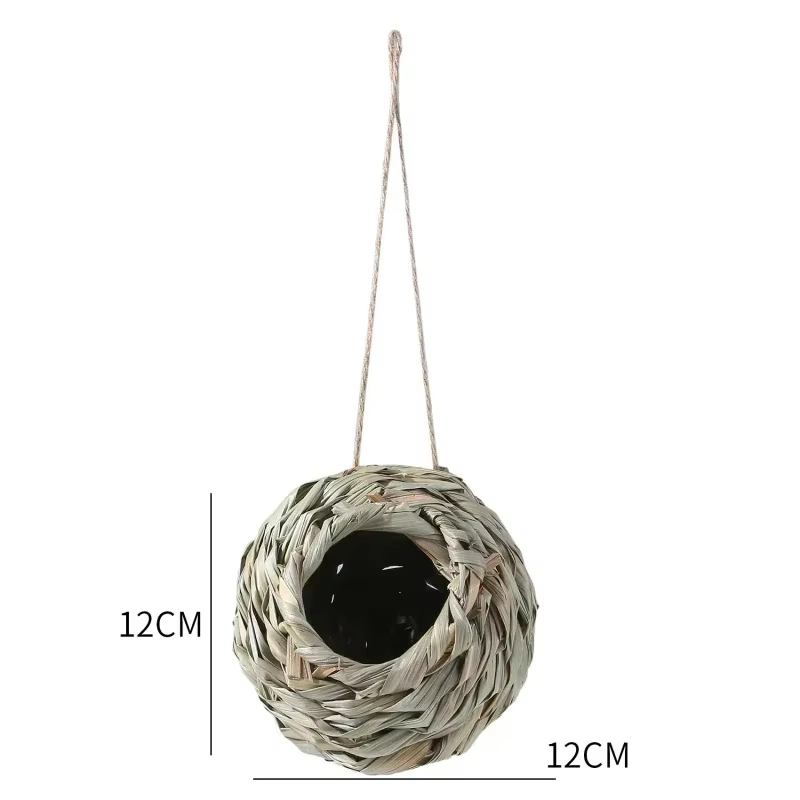 Nido de Pájaros - Jaula de Grano para Aves - Casa de Pájaro Decorativa Exterior — imagen 4