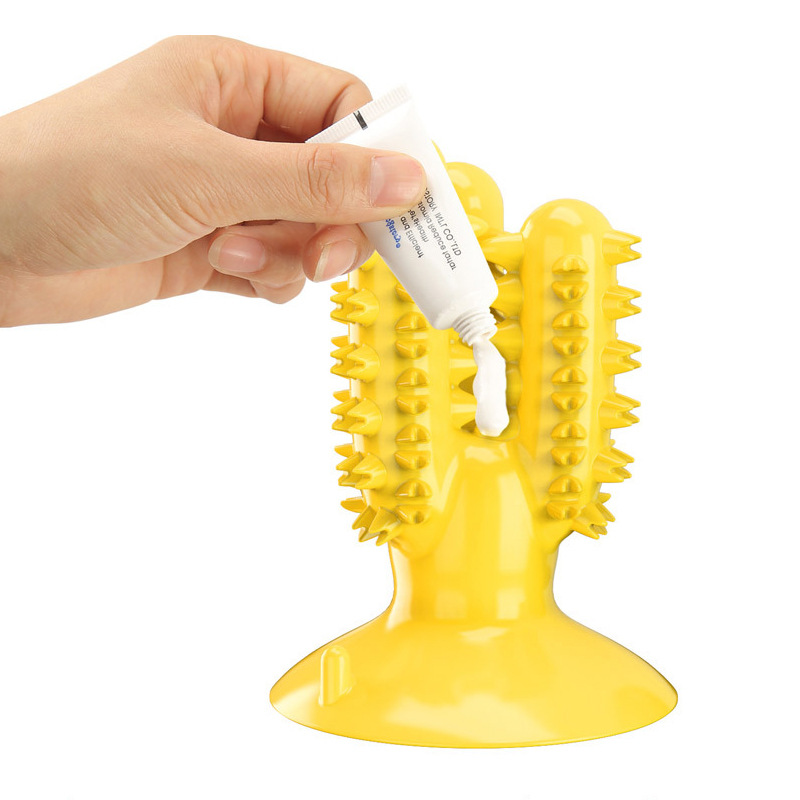 Dog Toothbrush Dog Teeth Cleaning Stick Leaking Device Bite-Resistant Pet Supplies — image 4