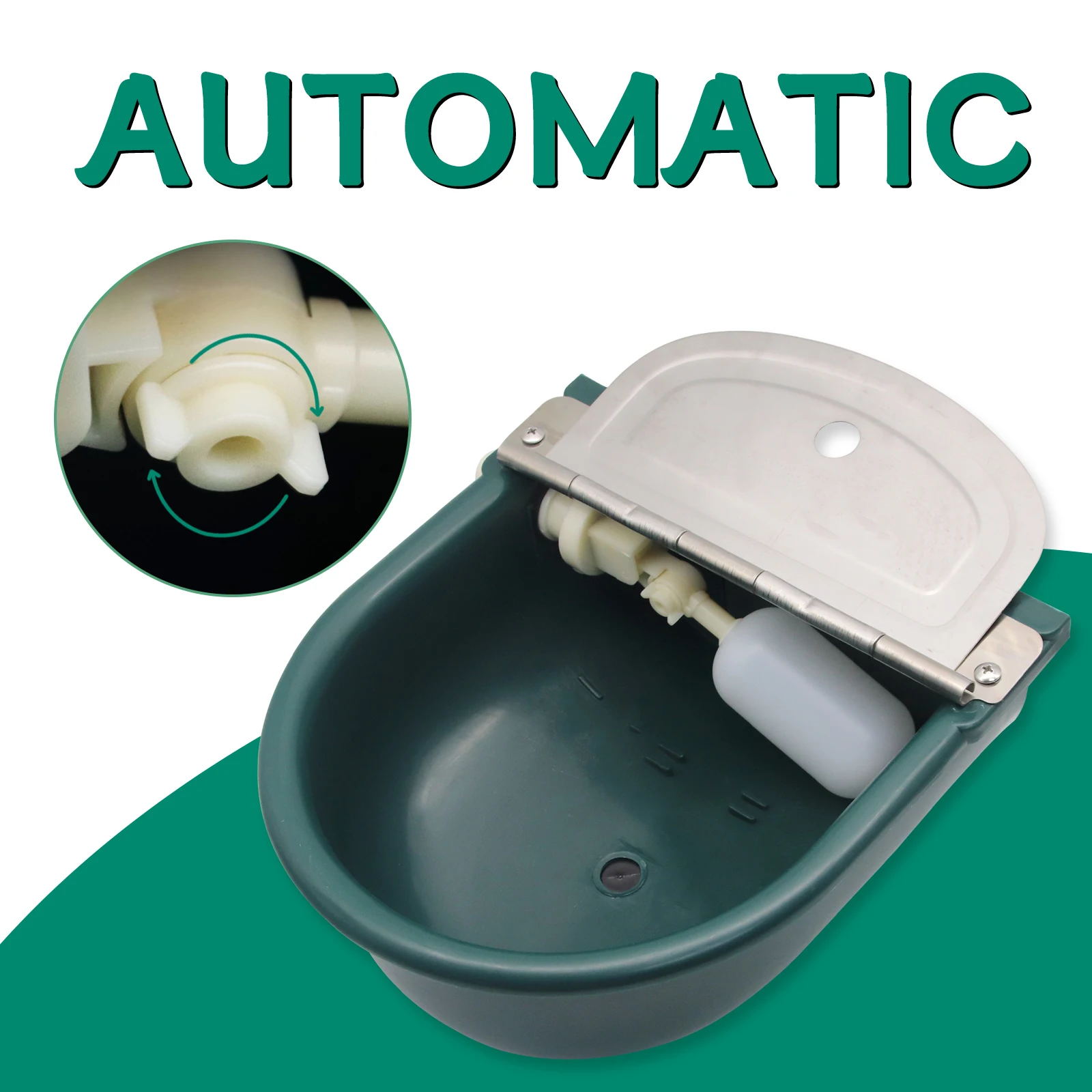 Automatic Farm Animal Water Bowl Durable Water Feeder Cow Drinking Tool for Sheep Goats Feeding Water Bowl Livestock Supplies