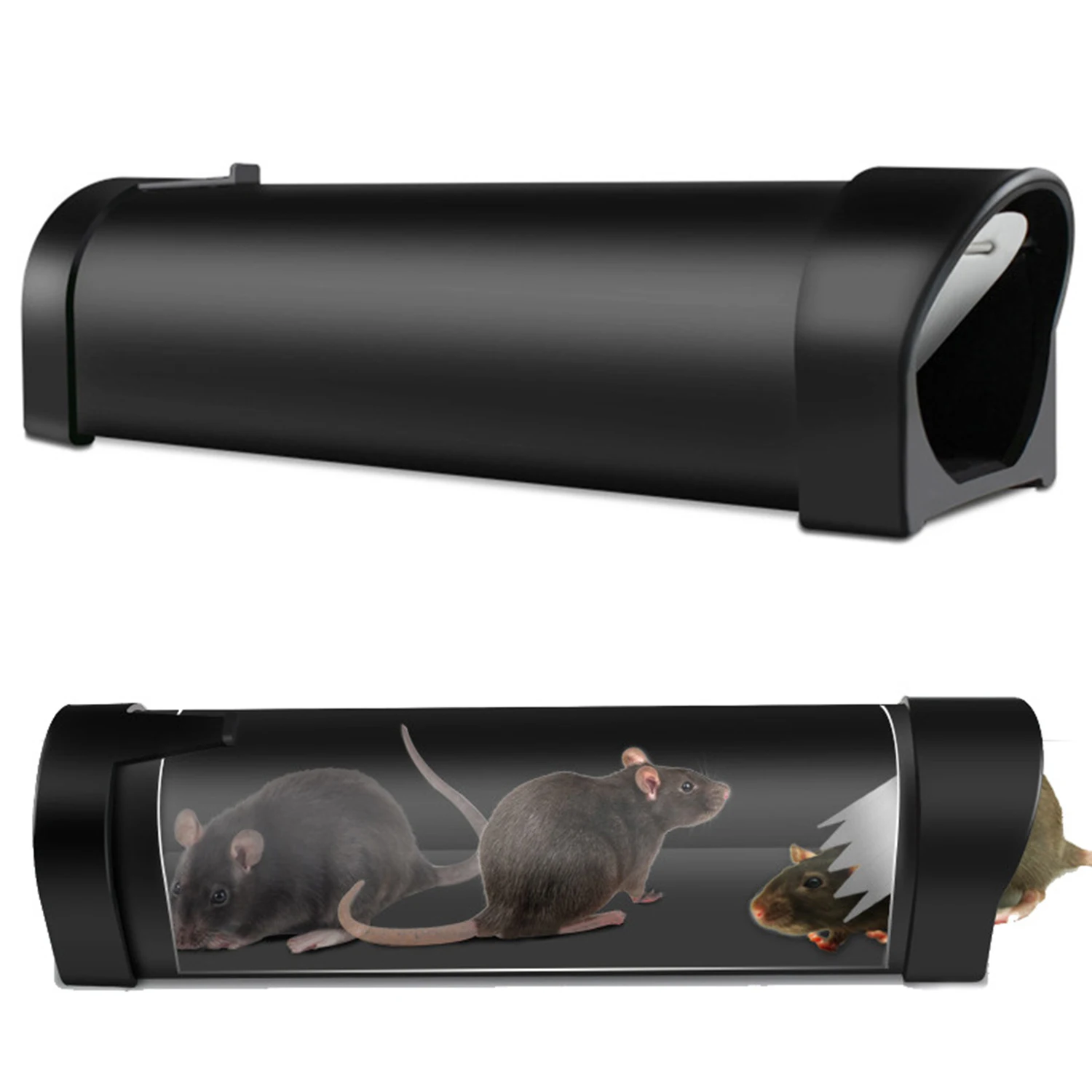 Rodent Zapper Rat Mice Mouse Trap Humane Mouse Trap Catch and Release Mouse Traps Mousetrap Catcher Capture Cage Indoor Outdoor — image 1