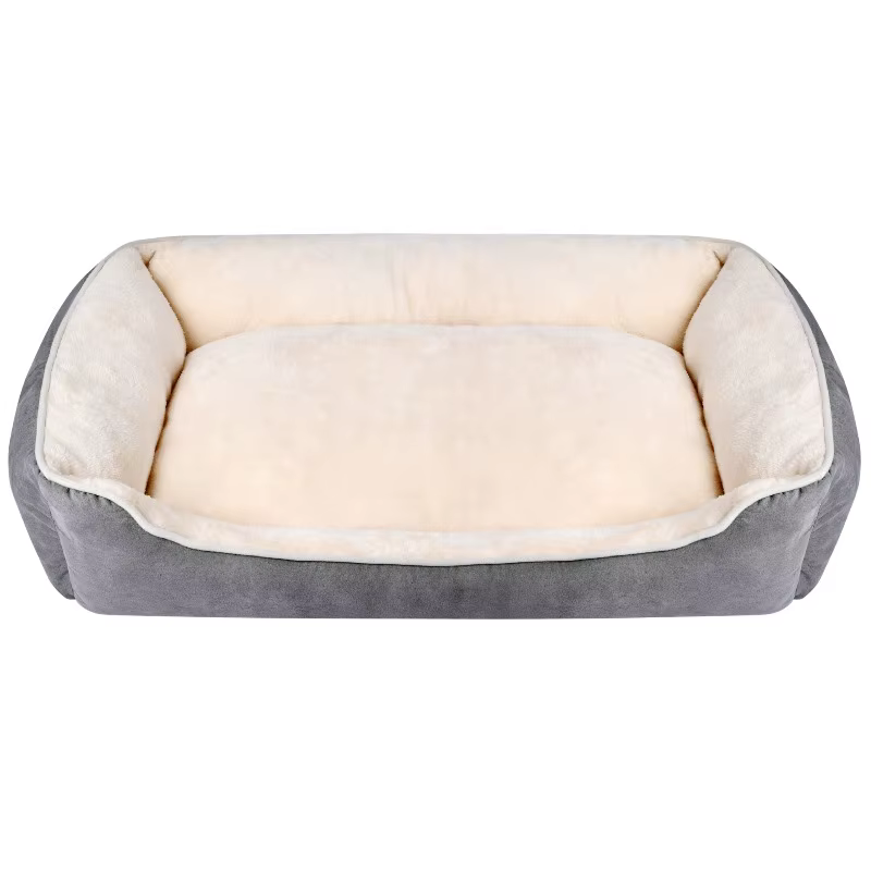 Pet bed Waterproof XL Pet Bed with Sides, Non-Slip and Egg-Crate Foam Big Dog Couch Bed Rectangle Fluffy Plush Pet Be — image 1