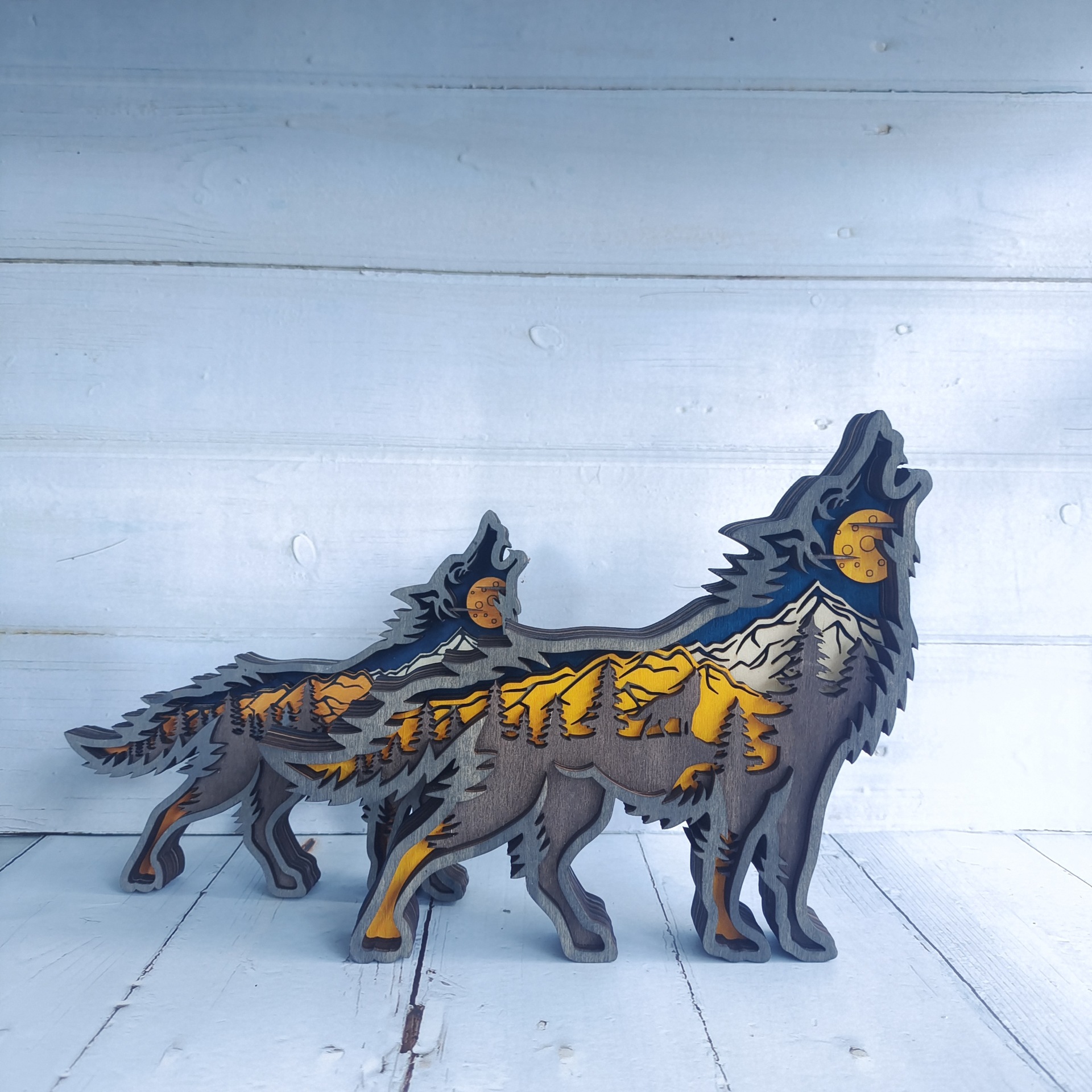 Nuevos Decorativos de Madera Tallados Animales para Creatividad en el Hogar — imagen 9