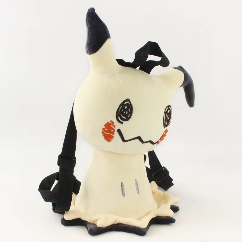 Pokemon Mimikyu Plush Toy Backpack Cartoon Cos Mimigyu Plush Animal Cartoon Backpack Doll Gift for Girlfriend Birthday
