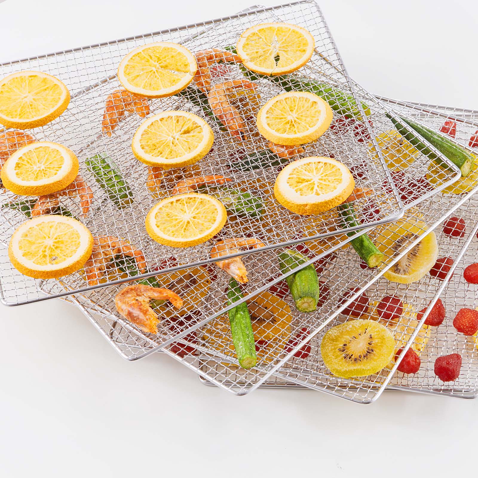 VEVOR Food Dehydrator Machine, 10 Stainless Steel Trays, 1000W Electric Food Dryer With Digital Adjustable Timer & Temperature For Jerky, Herb, Meat, Beef, Fruit, Dog Treats And Vegetables — image 7