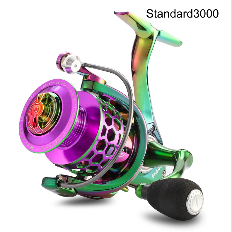 Rueda Giratoria Colorida para Cazadores de Pescado con Hoyo de Miel y Taza para Hilo — imagen 2