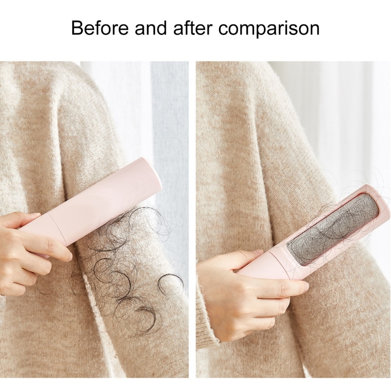 2-1 Reusable Pet Hair Remover Brush Lint Roller Self Cleaning Cat Dog Fur Hair Dust Removal Brush for Clothes Portable Effective — image 3