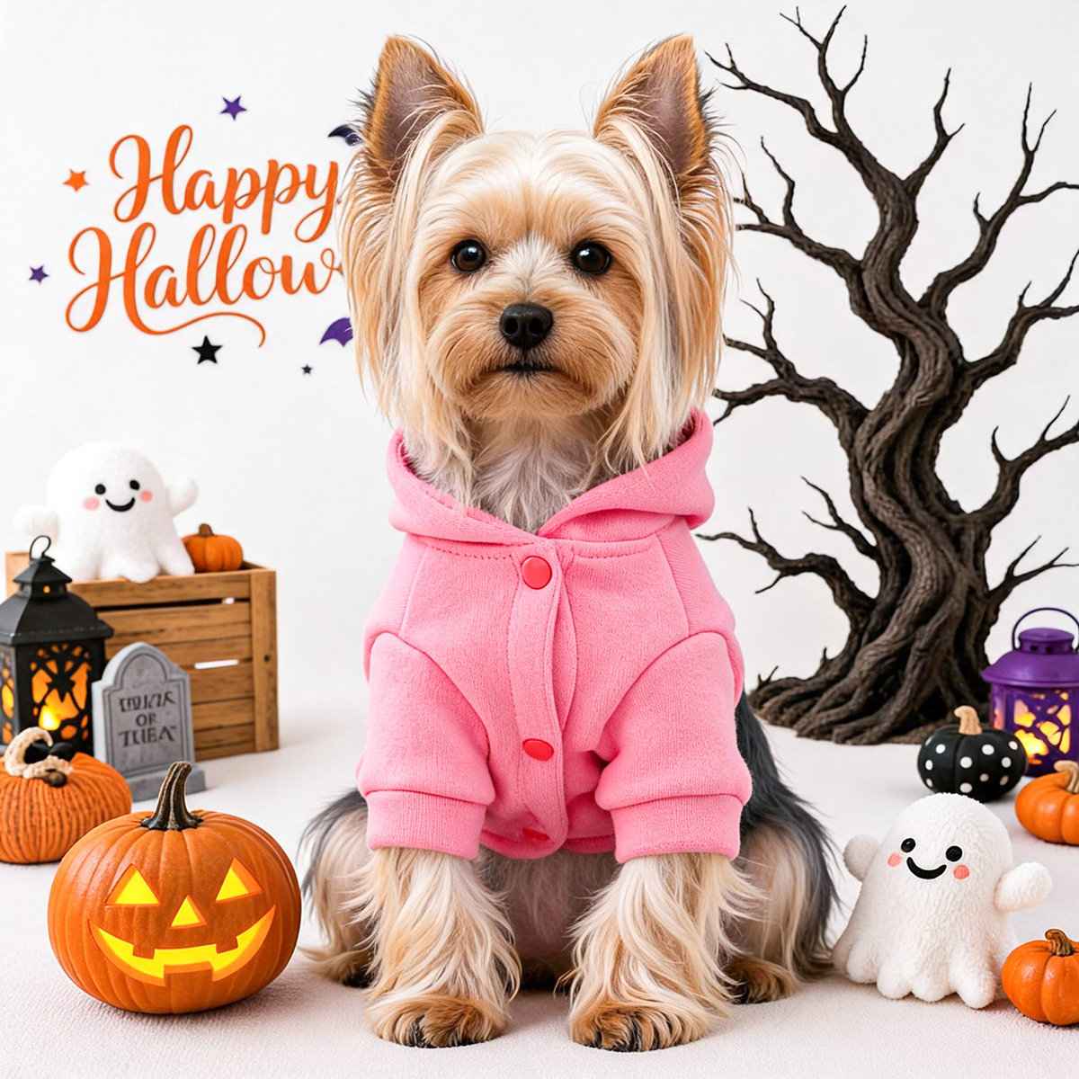 Pet Clothing Cute Magic Halloween Hoodie for Small Dogs and Cats — image 4
