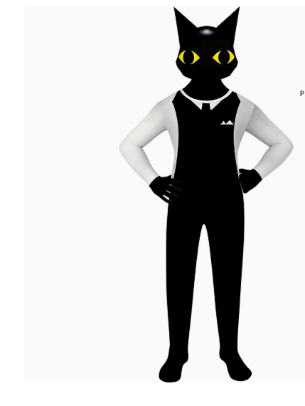 Disfraz de Cosplay Personaje de Hospital Animal Doctor Venado Gato Rosa y Negro Mono de Cuerpo Completo Disfraz Infantil de Halloween — imagen 6