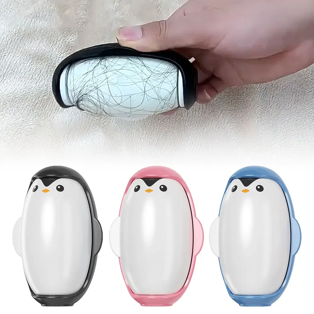 Penguin Lint Remover Household Portable Sticky Washable Reusable Mini Roller Brush Ball Suitable For Pet Hair Clothing Cleaning — image 1