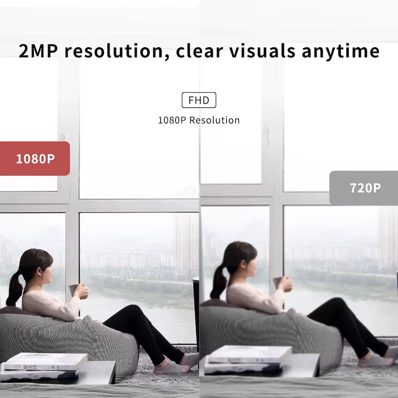 Ease Life App Security Baby Camera Indoor Home Security 2.4GHz 1080P Pet Dog Camera with Phone App Motion Detection 2-Way Talk — imagen 2