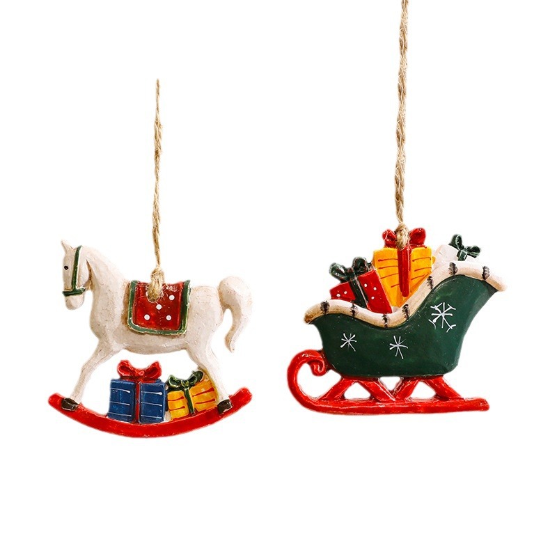 Adorno Navideño Reino de los Cielos Figura de Renuevo Colgante Estilo Animado Decoración para Árbol — imagen 5