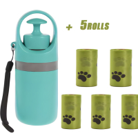 Soplador Portátil Ligero de Heces Caninas con Dispensador Integrado de Bolsas para Recoger Excrementos de Perros con Ganchos de 8 Patas — imagen 26