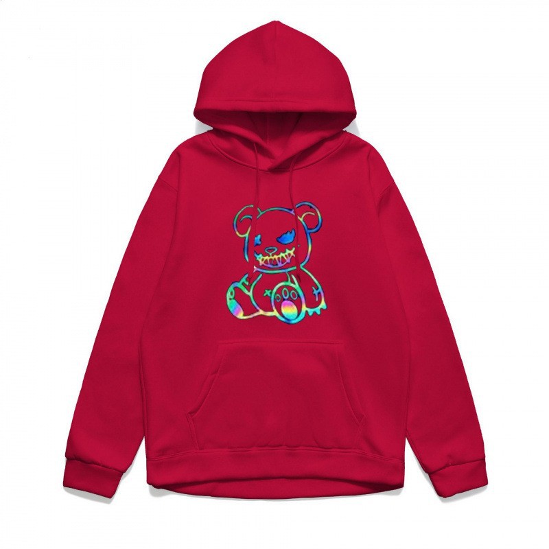 Bear Hoodie Street Trendy Brand Hooded Sweatshirt Casual Loose Fit — image 10