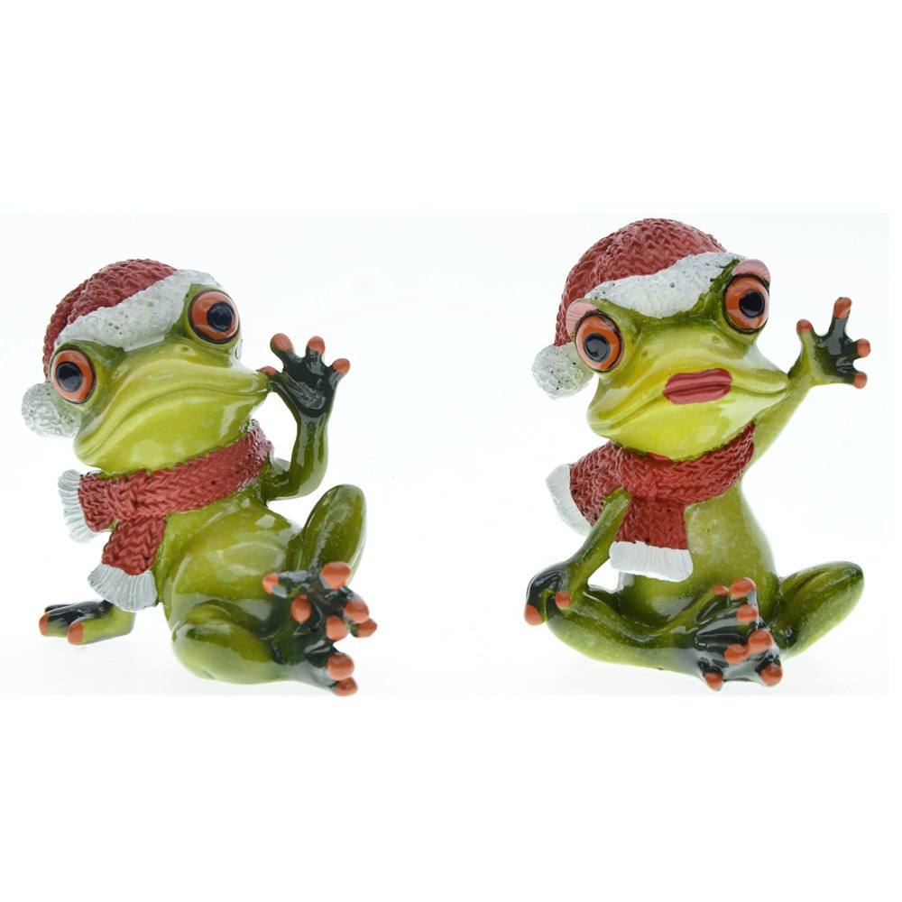 Home Couple Frog Resin Craft Decoration — imagen 1