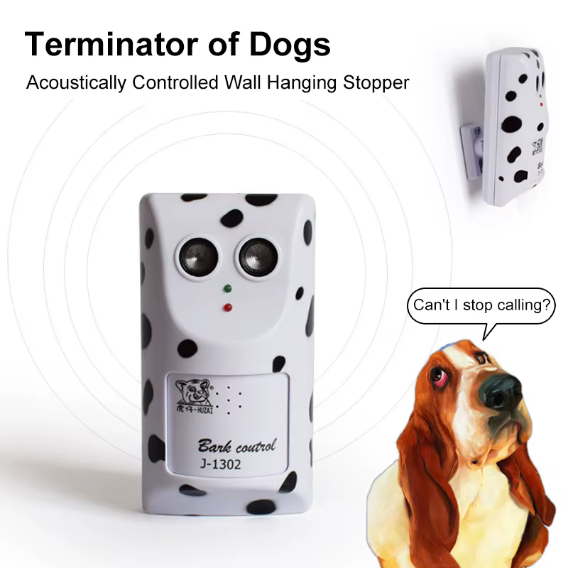 Dispositivo de Entrenamiento para Perros Nuevo Repelente Ultrasonido Controlador Stop Anti Ladrido Silenciador de Ladridos Colgador de Entrenamiento — imagen 1