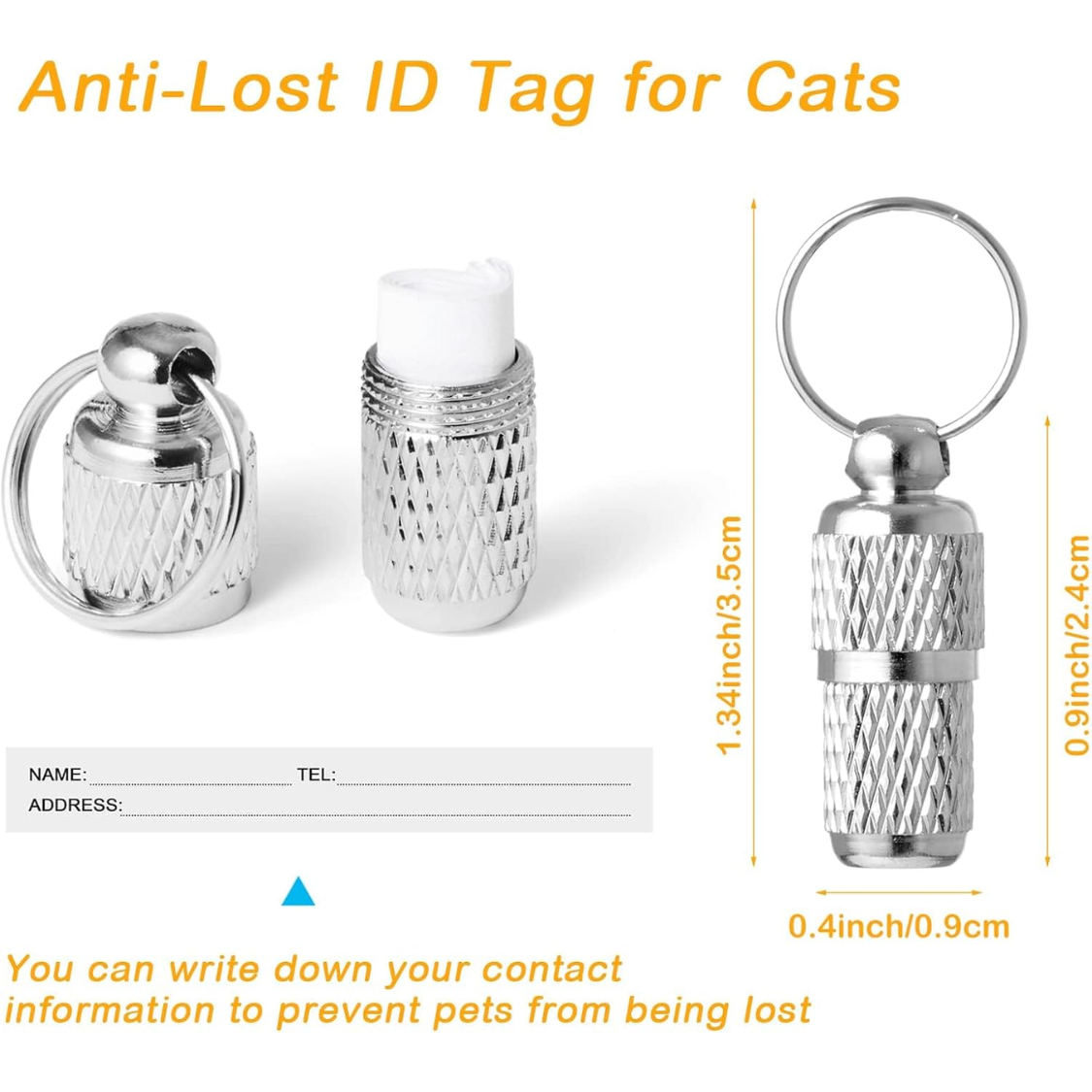 12 Pack Reflective Breakaway Cat Collars With Bells, Safety Buckle Kitten Collar, With Name Tag, Adjustable, Ideal For Girl Cats Male Cats — image 3