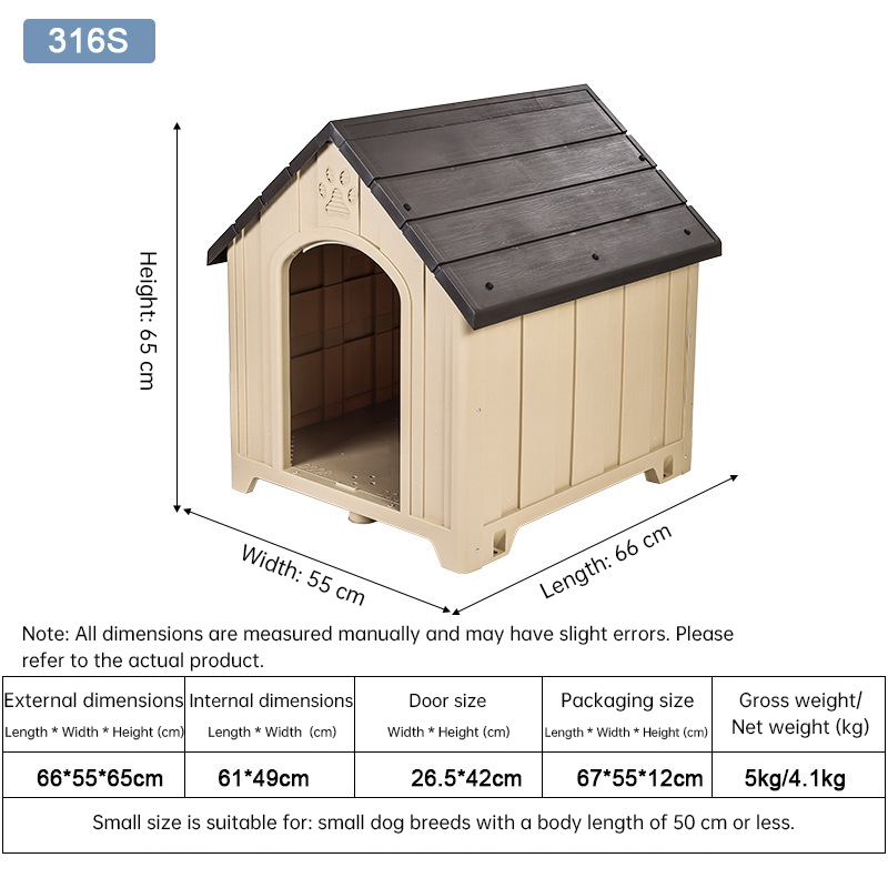 Heavy Duty Outdoor Dog House - 4 Season Insulated Shelter Waterproof & Anti-UV Kennel for All Size Dogs — image 1