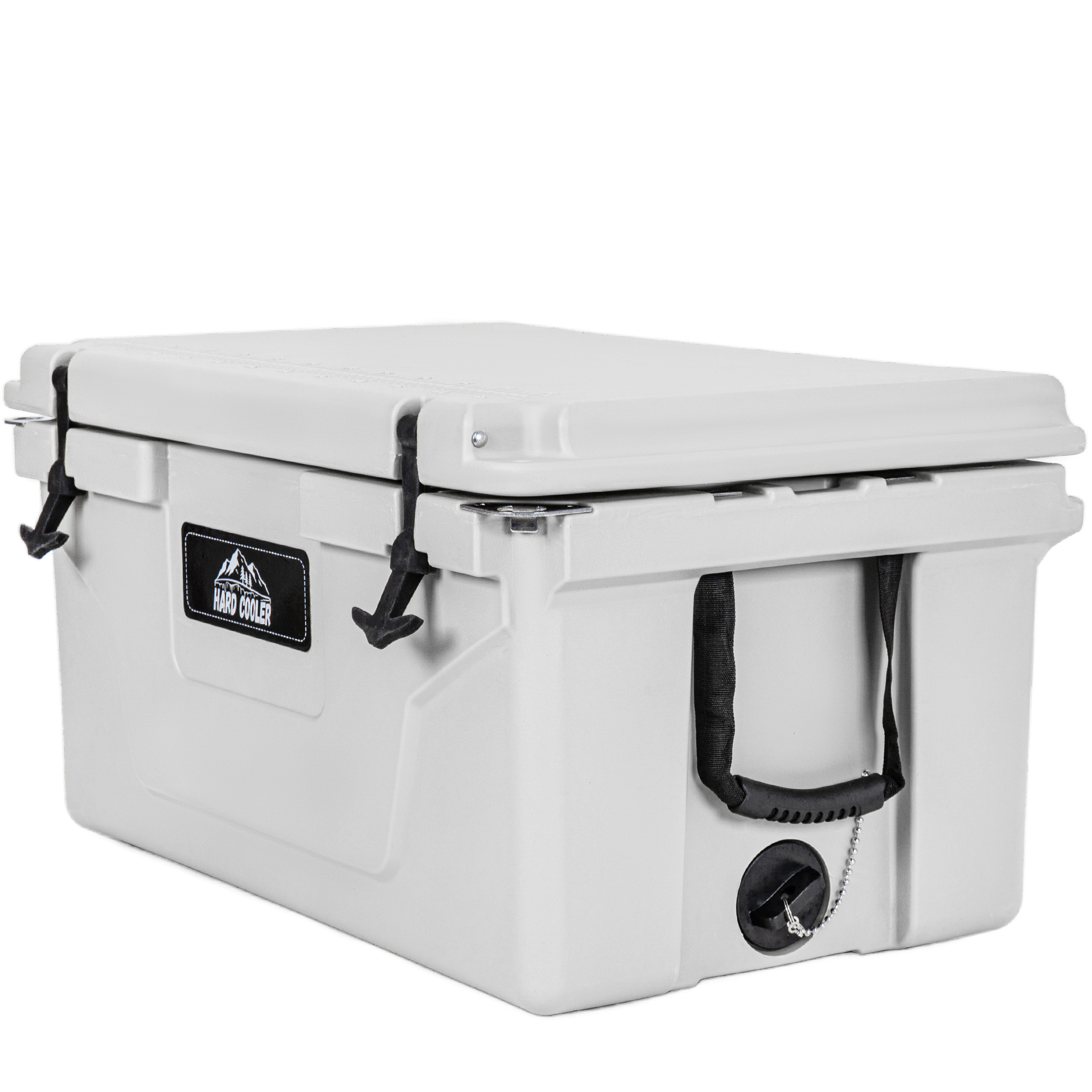 Nevera portátil de camping y pesca blanca de 65QT aislada — imagen 9