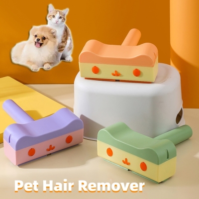 Nuevo dispositivo para eliminar cabello pegajoso de mascotas cepillo electroestático para eliminar pelo de gatos y perros del sofá y muebles — imagen 1
