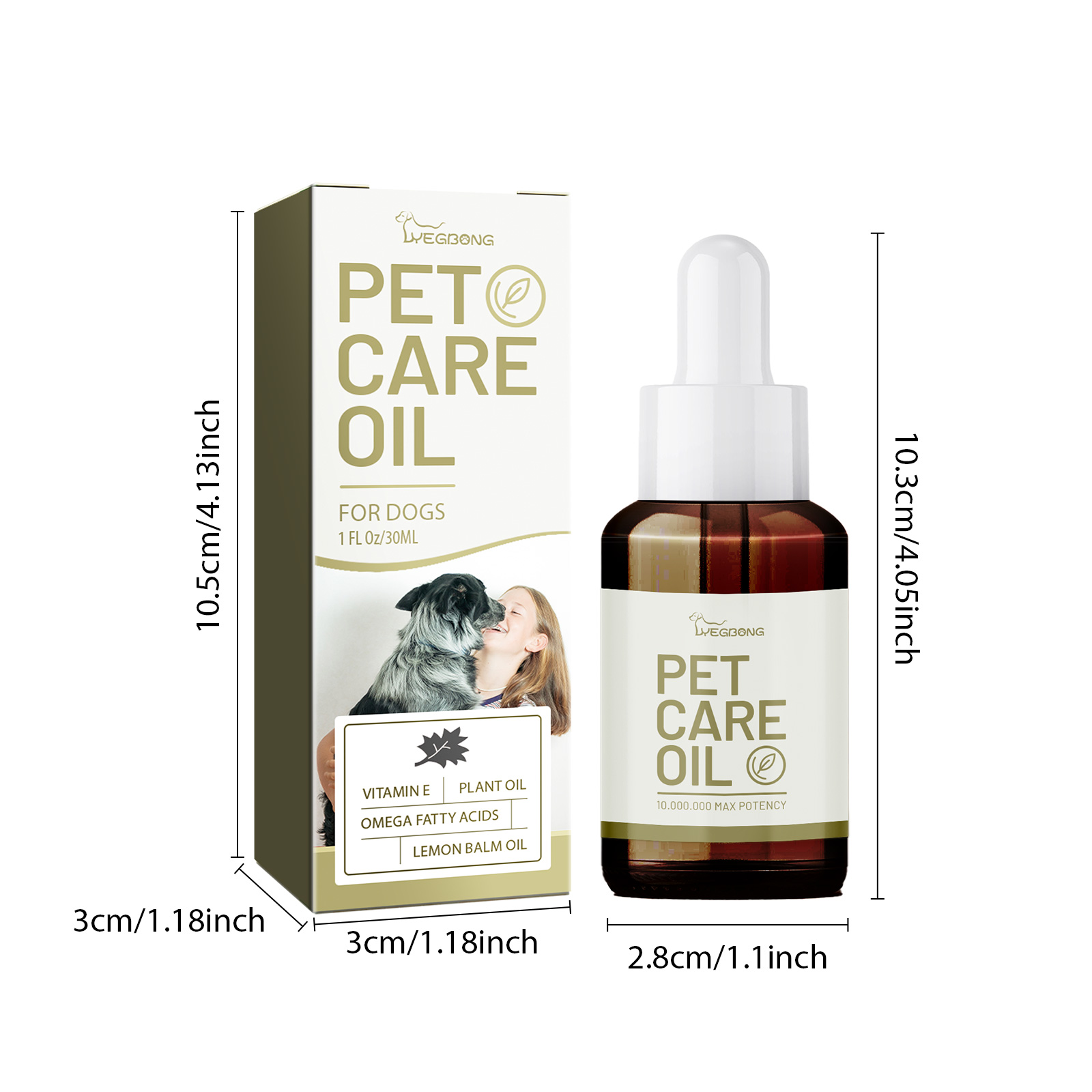 Aceite de Cuidado Canino con Menta de Limón y Ácidos Grasos Omega para Alivio Articular y Muscular en Perros — imagen 7