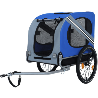 Large Folding Bike Trailer For Dogs 120LB Capacity All-Terrain Pet Carrier, Durable Steel Frame For Cycling, Jogging, Camping Outdoor Adventures — imagen 21