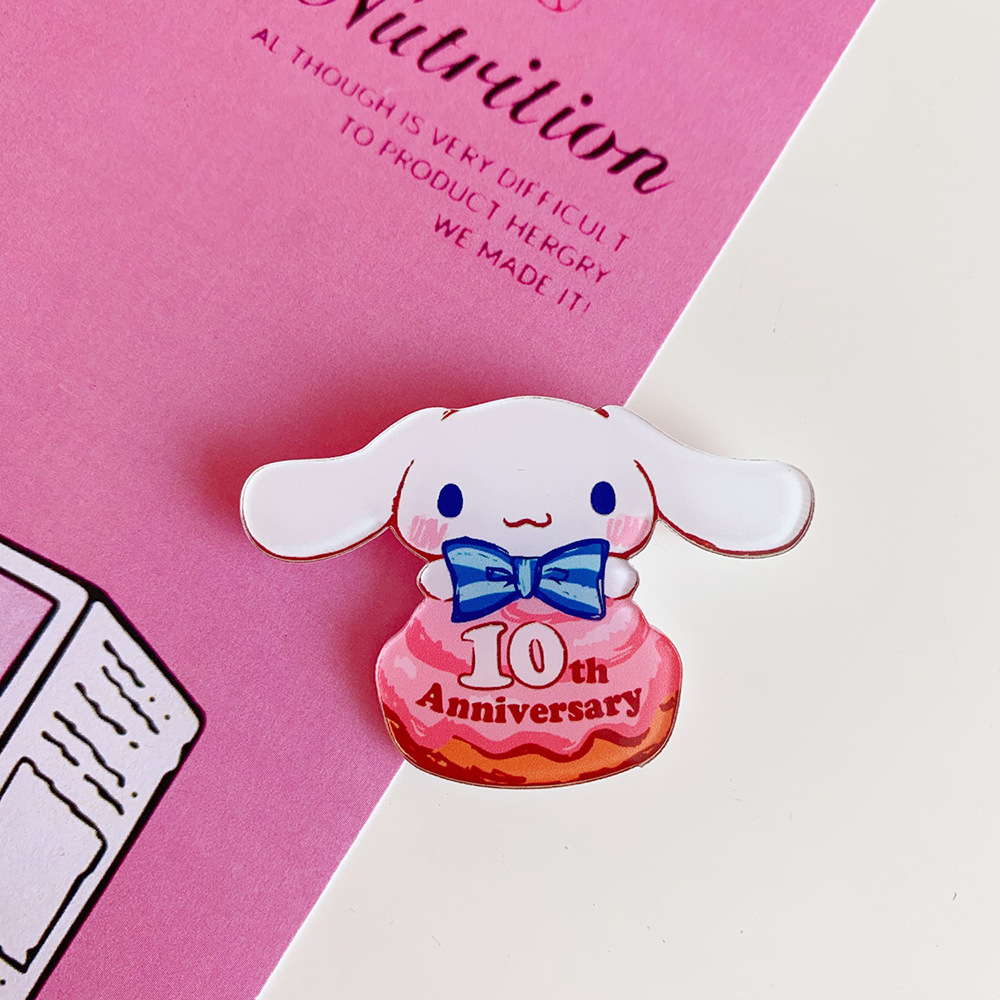 Broche de Acetato Corte y Creativo con Pupita de Cartón Adorables para Niñas Accesorios para Ropa Bolsos Pendientes — imagen 6