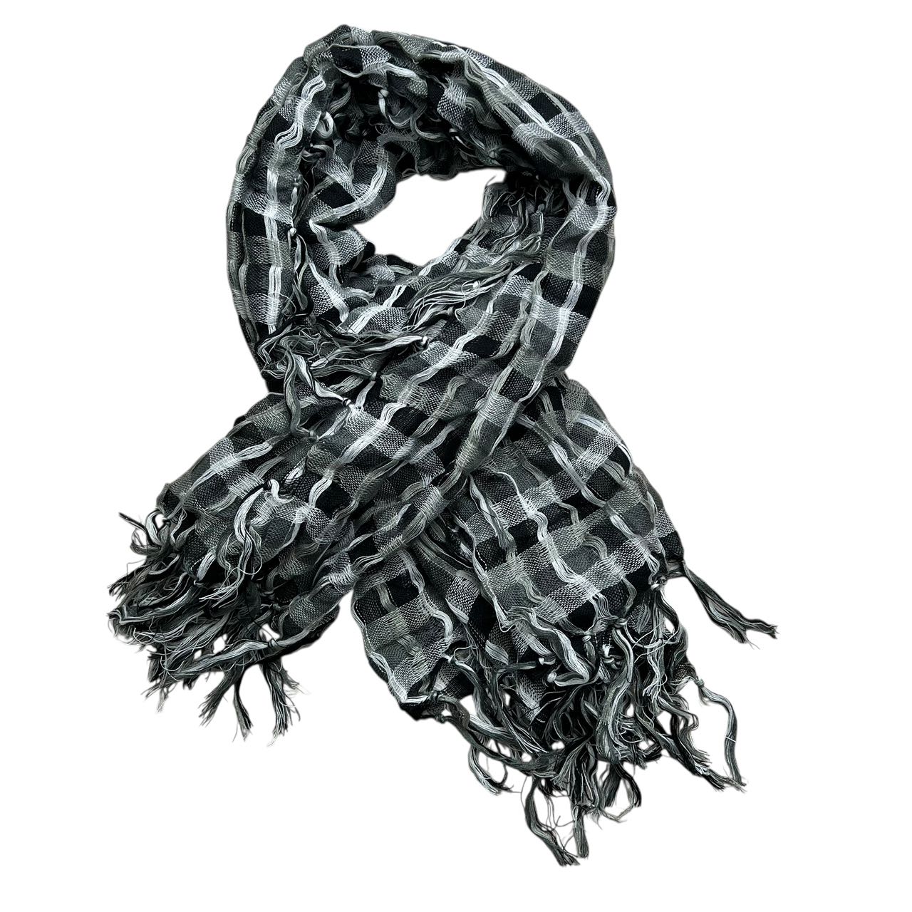 2pcs Grey Leopard Printed Square Scarf, Minimalist Head Scarf, Luxe Look For Evening Wear, Scarf, vacation, daily Life, evening Party, Office Appropriate Subtlety For Women Men — image 5