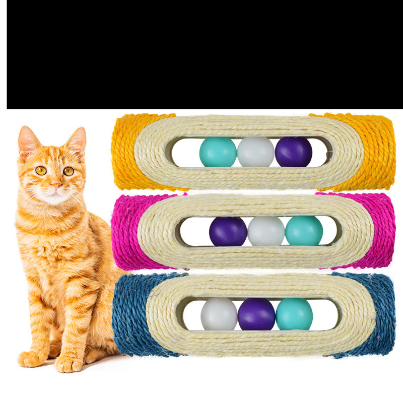 Juguetes de tambor de sisal largos para gatos (3 unidades) — imagen 10