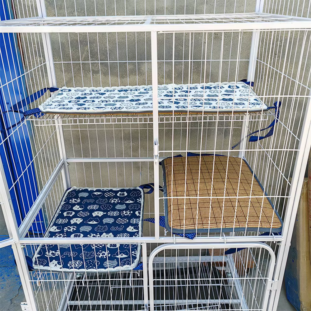 Pet Cage Platform Pad Small Animal Cage Liners Sleep Mat Bedding Pads for Dogs Cats Hamster Chinchilla Rabbit Hedgehog — image 2