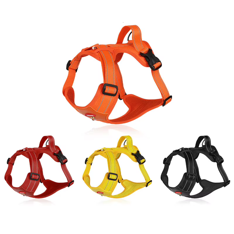 Dog Harness and Leash Set, Reflective, Anti-Pull, for Small and Medium-Sized Dogs, Escape-Proof — image 1