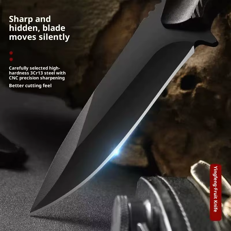 Outdoor Personal Defense Sharp Diving Utility High Hardness Integrated Dragon Bone Design Survival Tool — imagen 6