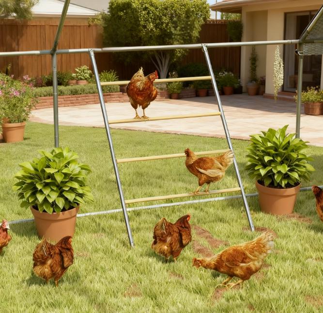 Chicken Roost For Coop, Jungle Gym Roosting Bar — imagen 1