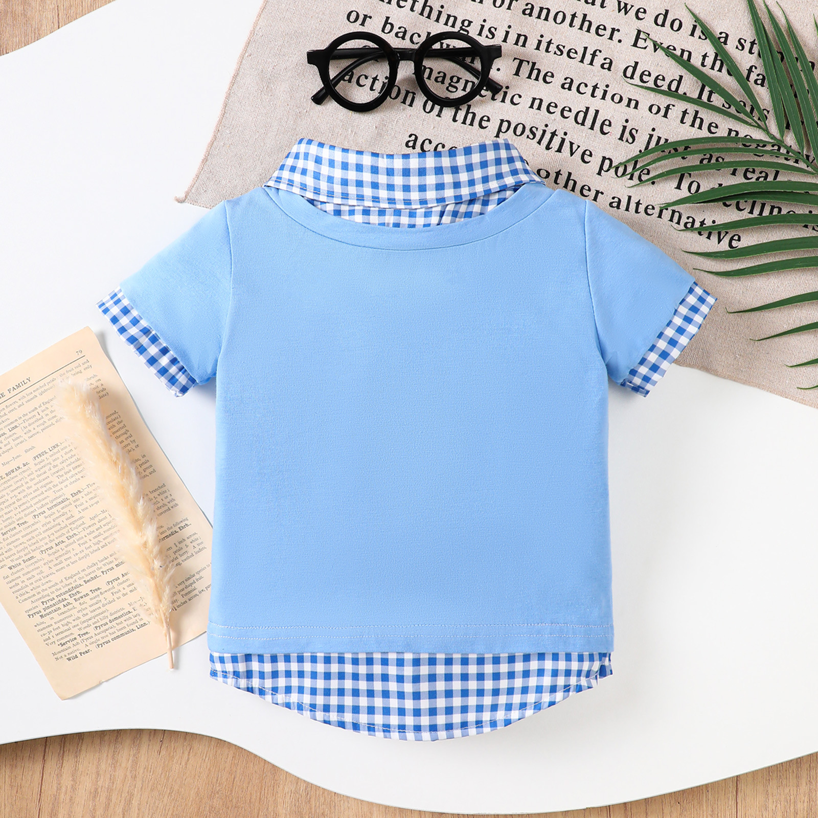 Casual Kids' Short Sleeve Polo Shirt with Duck Embroidery, Turn-Down Collar, Summer Clothing for Toddlers and Boys — image 5