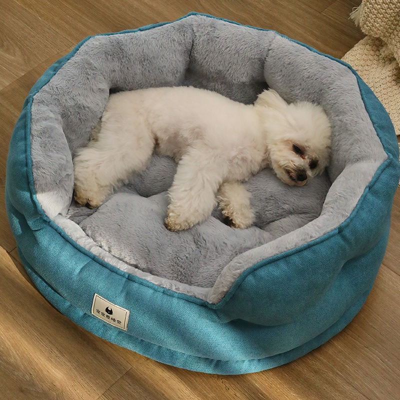Doghouse Winter Warm Four Seasons Universal Small Dog Teddy Bichon Dog Bed Sofa Netflix Cat Nest Pet Supplies — image 1