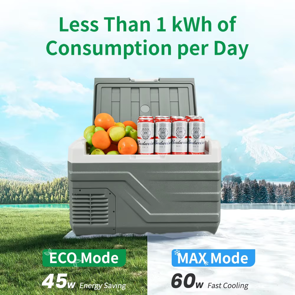 Alpicool NL 25L 35L 45L Car Refrigerator 12V Compressor Fridge Freezer 12/24V DC 100-240V AC Portable Cooler for Camping Travel — image 4