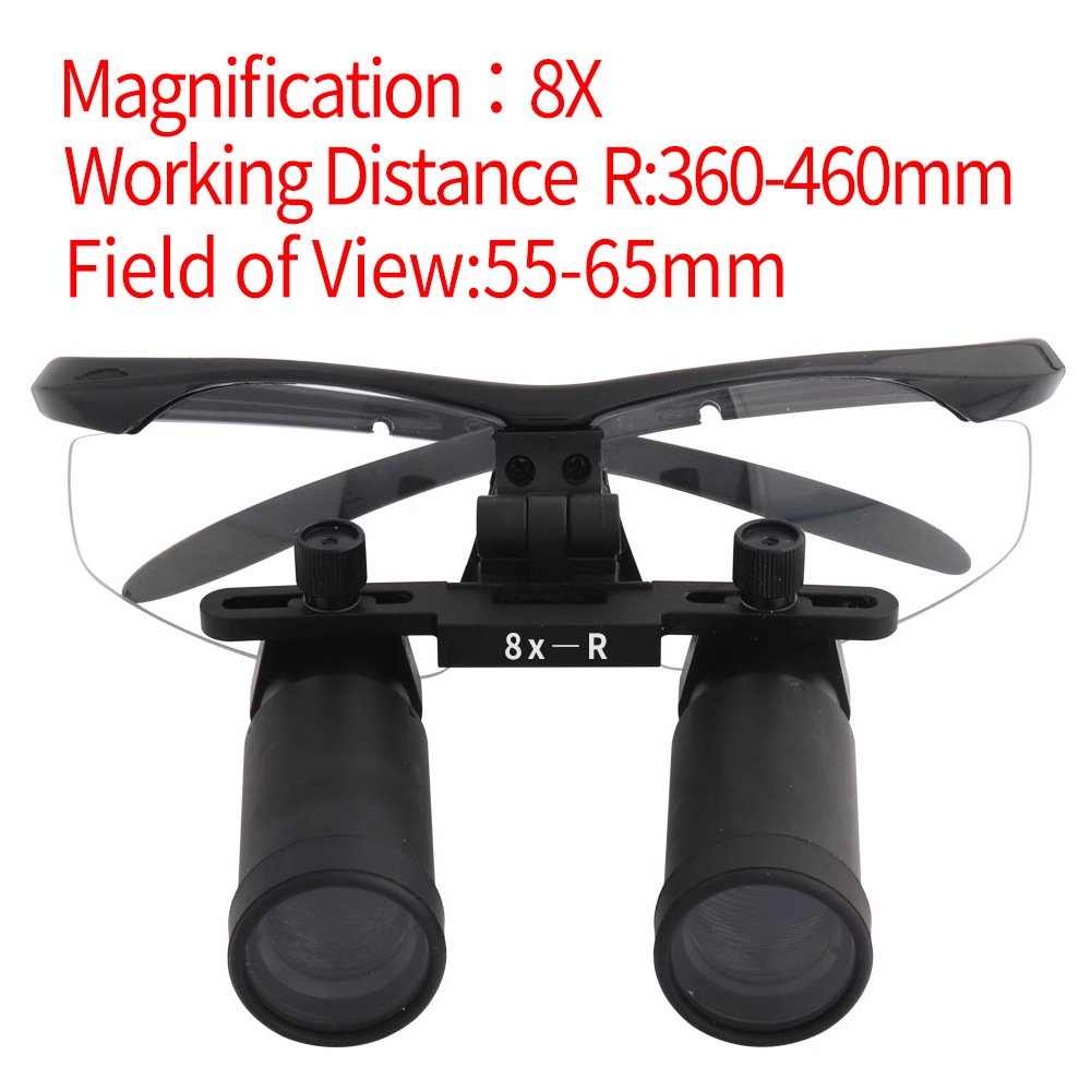 8X Binocular Head-Mounted Optical Loupes for Dental Surgical Procedures — image 11