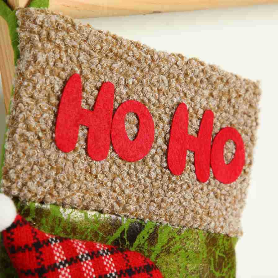 Christmas Socks, Christmas Gift Bag, Christmas Decoration Gift Bag, Christmas Elk Old Man Pendant Gift Bag — image 2