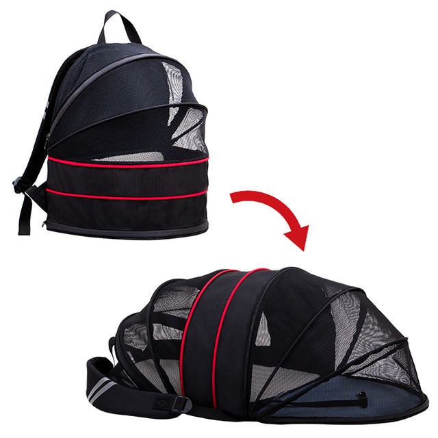 Cat Bag Expandable Out Portable School Bag Cat Cage Shoulder Backpack Pet Bag Summer Breathable Cat Out Backpack — image 8