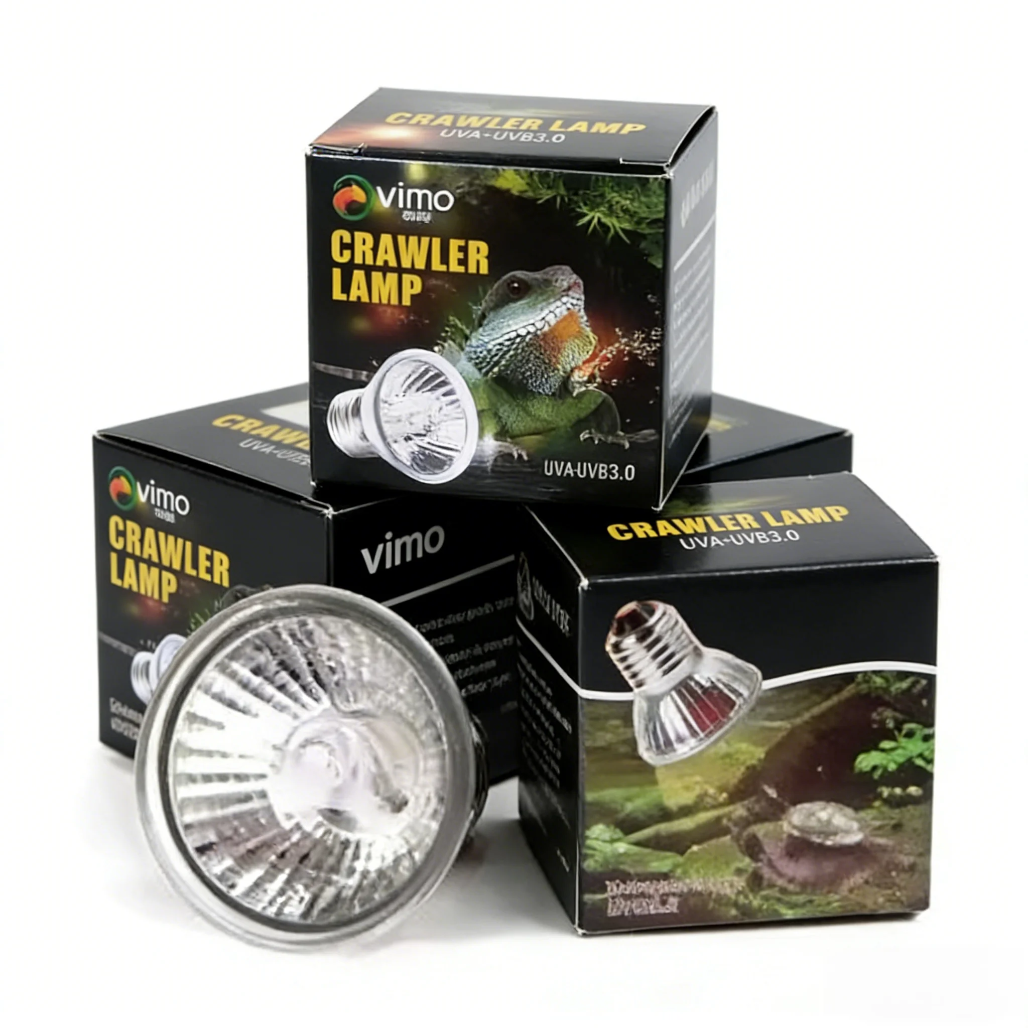 Lámparas de Calor y Luz UV para Reptiles con Espectro Completo - 25/50/75W UVA + UVB