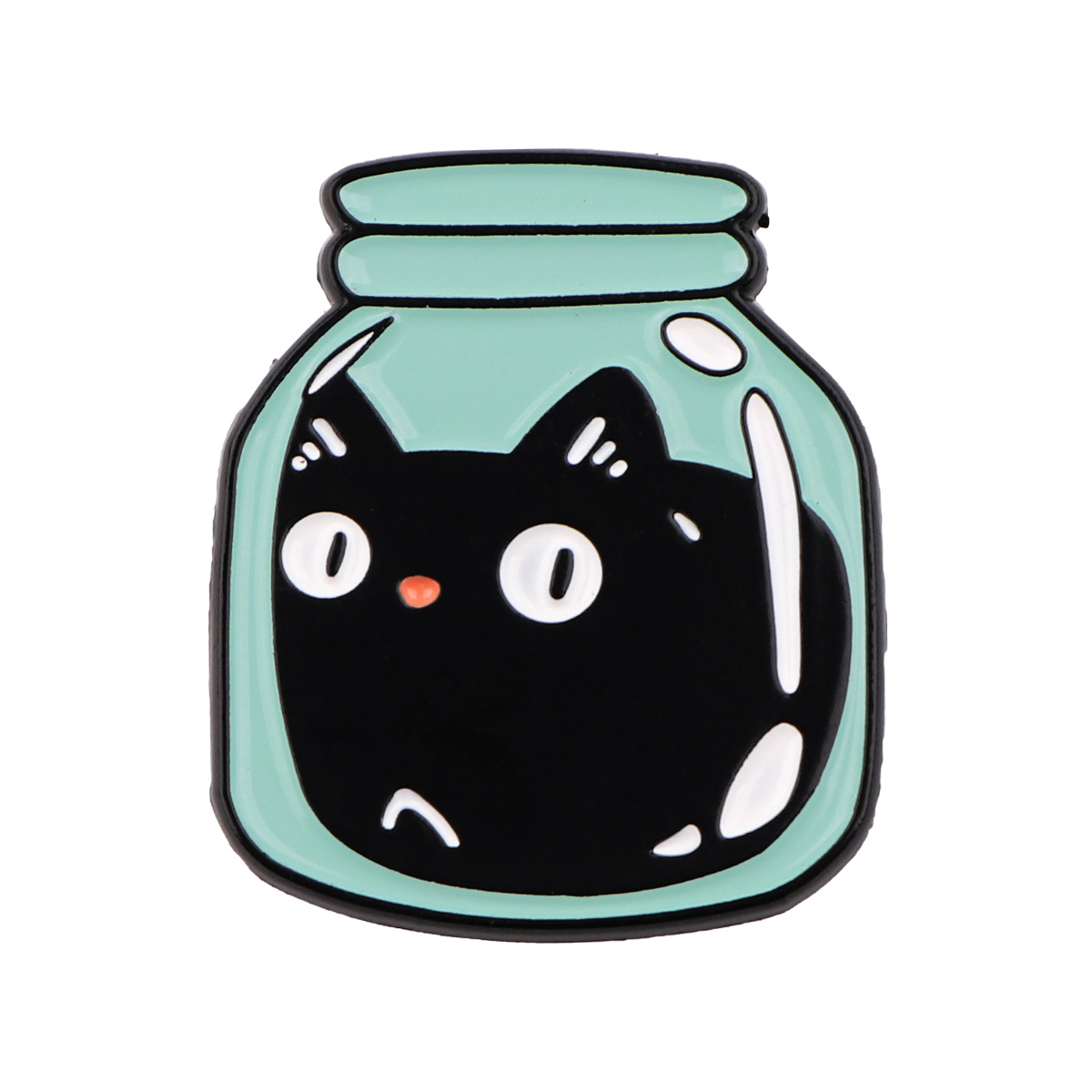 Broche de Gato Negro Adorable de Caricatura para Dama, Pin Insignia de Aleación Metálica, Accesorio para Mochila, Insignia — imagen 14