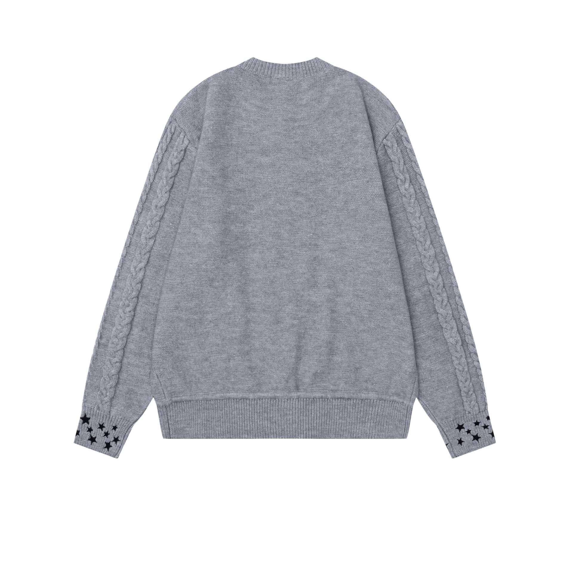 Cat mushroom embroidered loose sweater — image 5