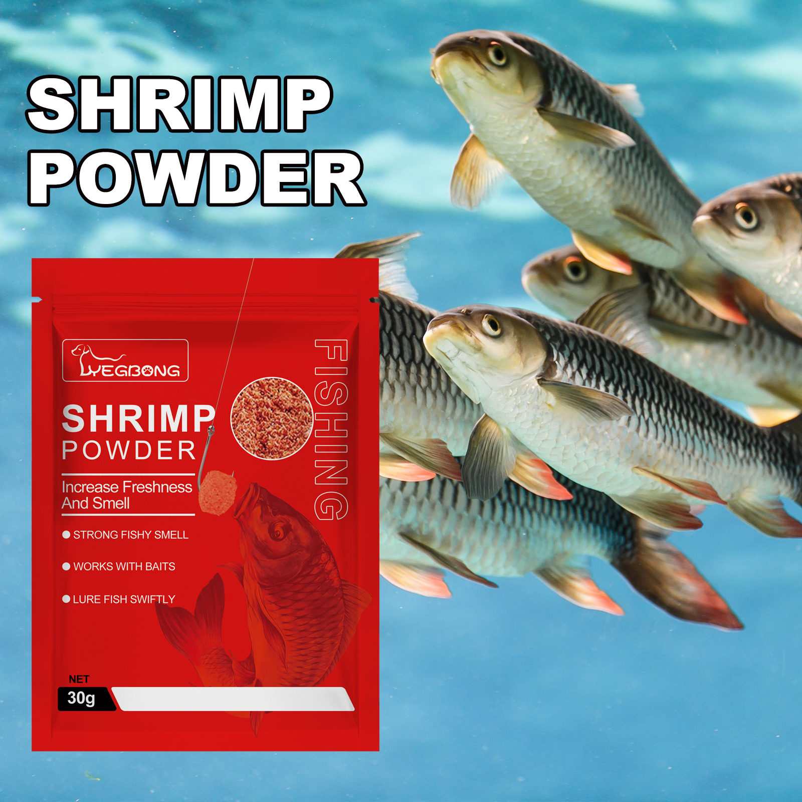 Bait Attractant, Reservoir Bait Fishing Bait Fish Portable Fish Primer — image 2