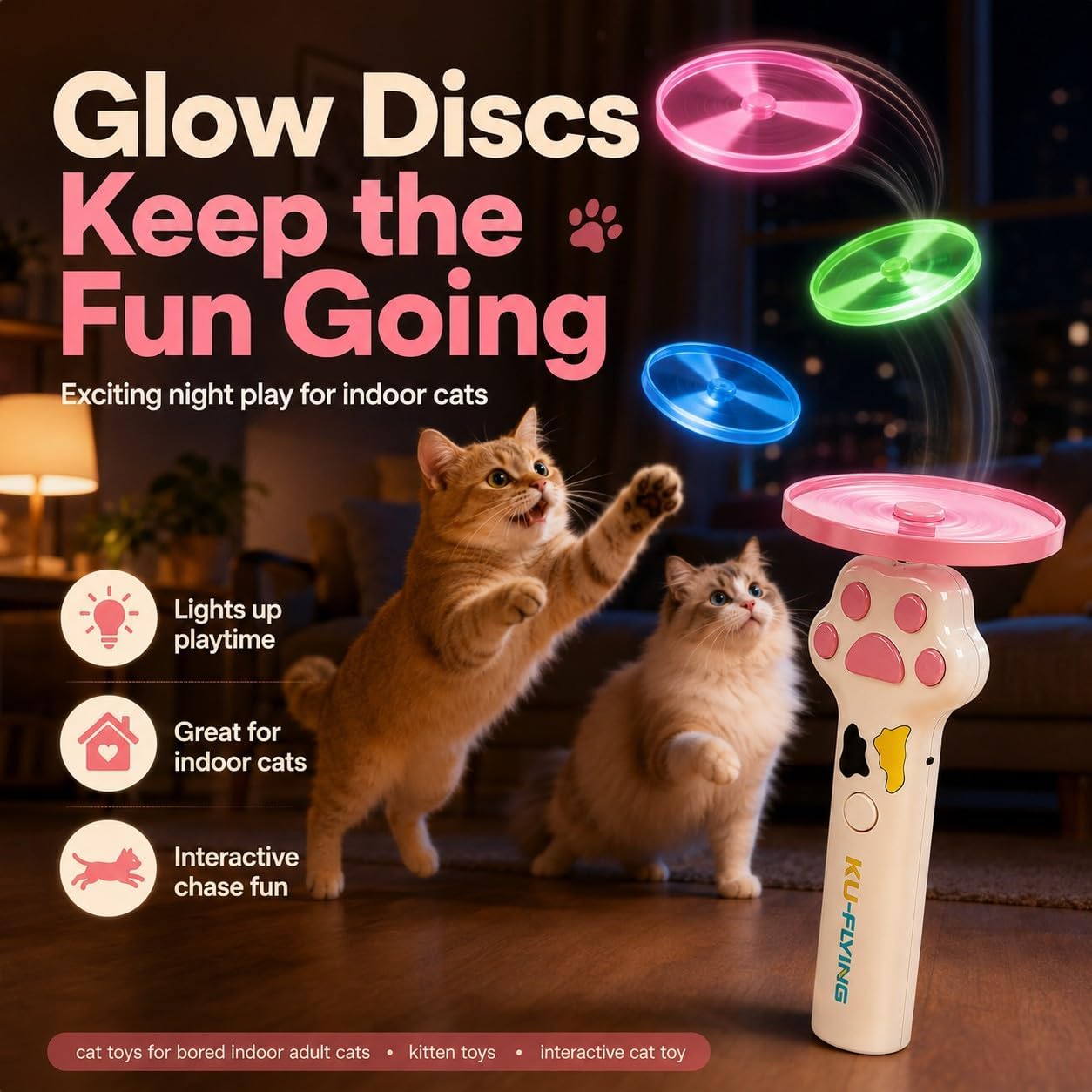 Interactive Cat Toy Launcher For Kittens, Automatic Toy Dispenser For Active Play And Exercise — image 5