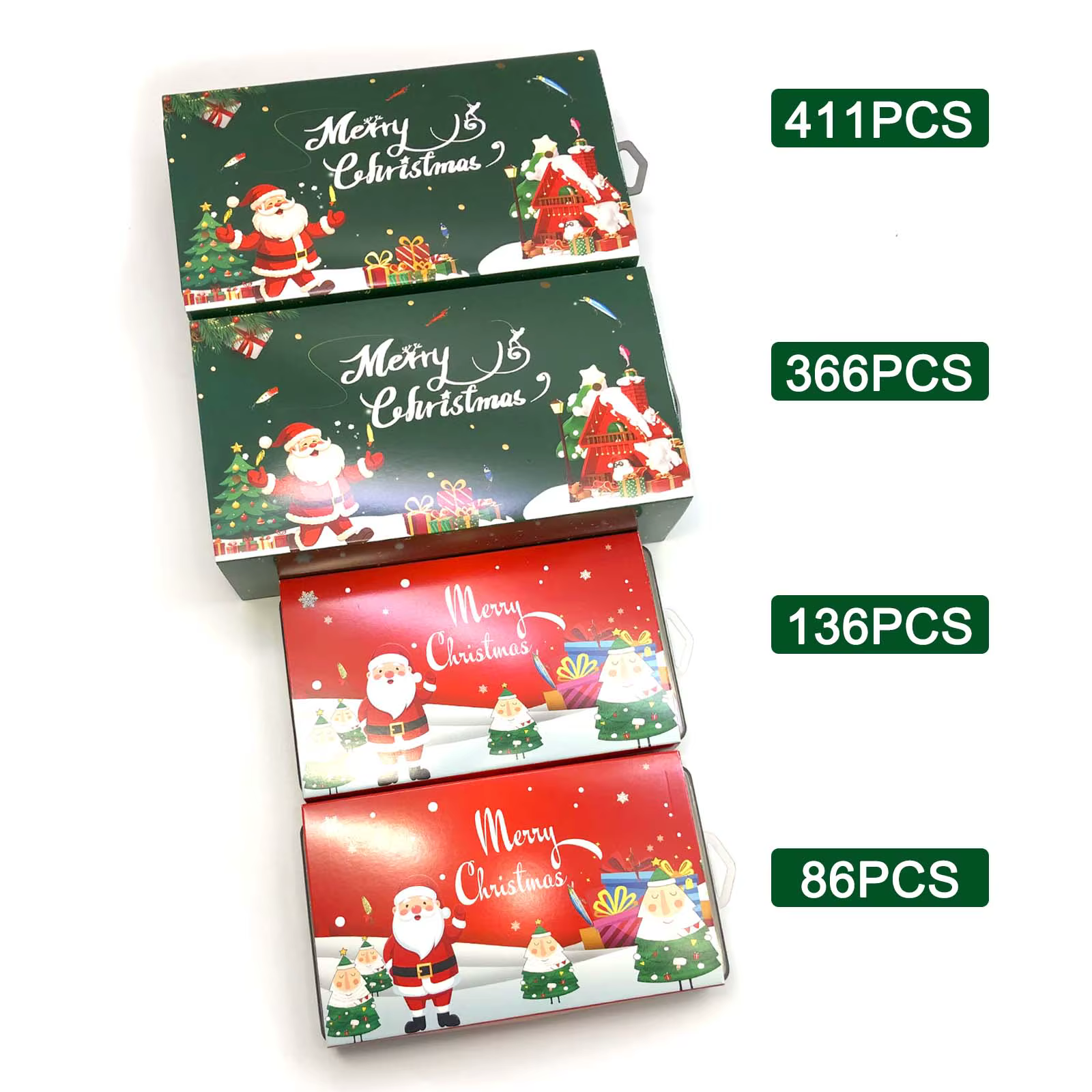 411/366/136/86Pcs of Christmas Fishing Lure Set with Storage Box, Which Is Common in Salt Water and Fresh Water — imagen 6